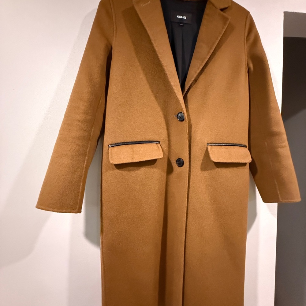 Mackage Hens Camel Wool Coat